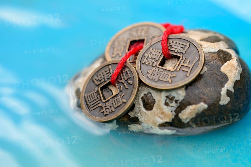 Chinese lucky coins