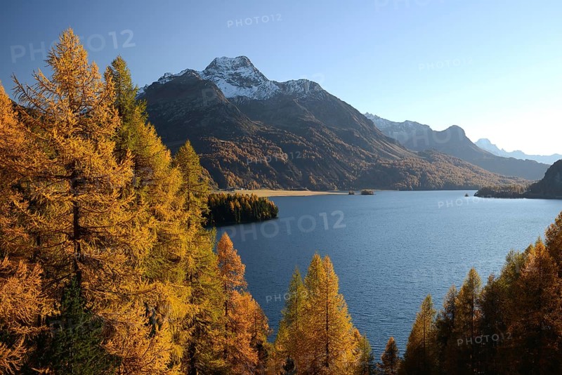 Lake Sils and Piz da la Margna