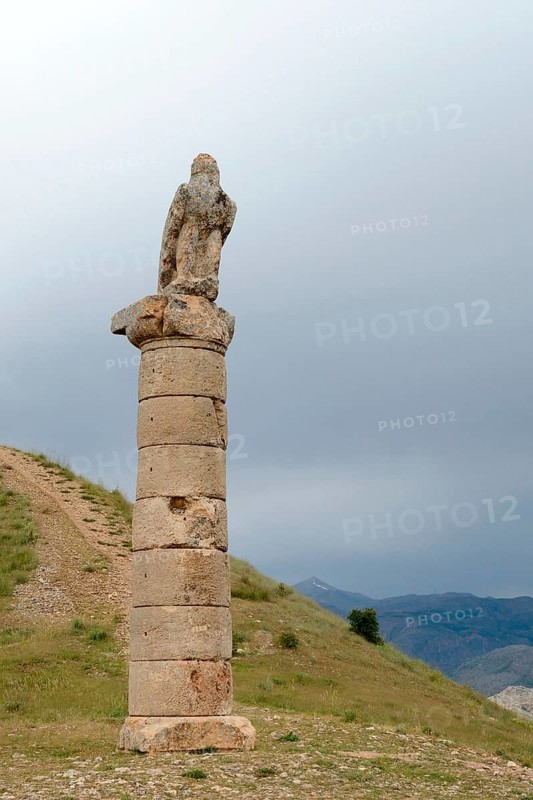 Eagle statue on column