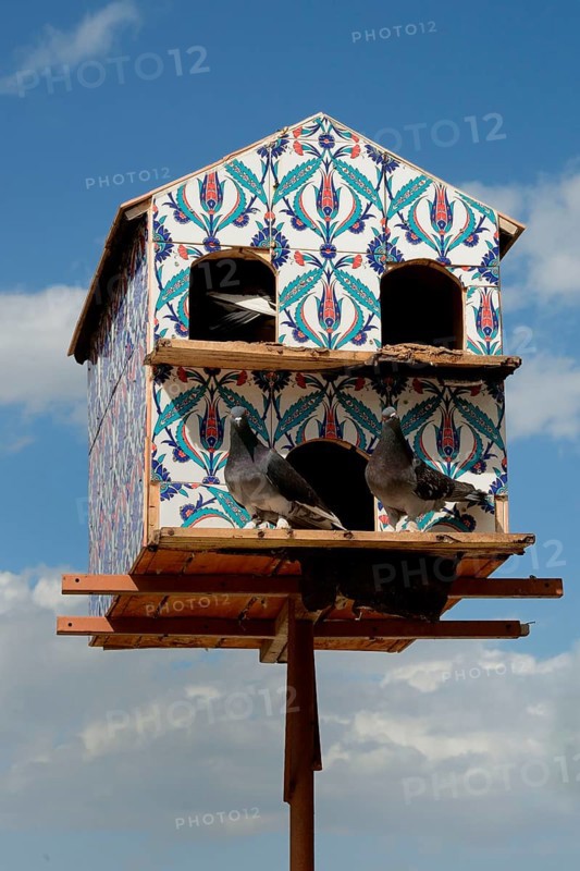 Dovecote with tiles from Avanos
