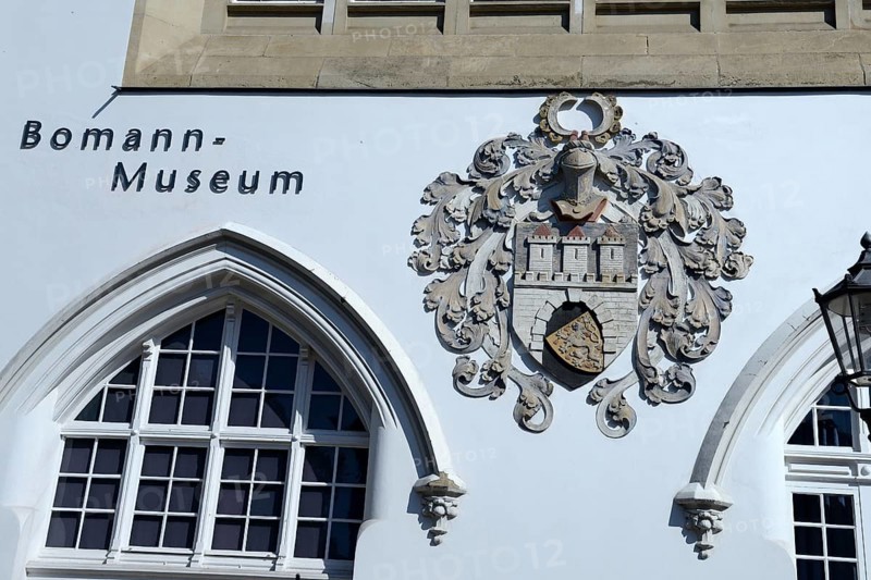 City coat of arms of Celle at the Bomann Museum