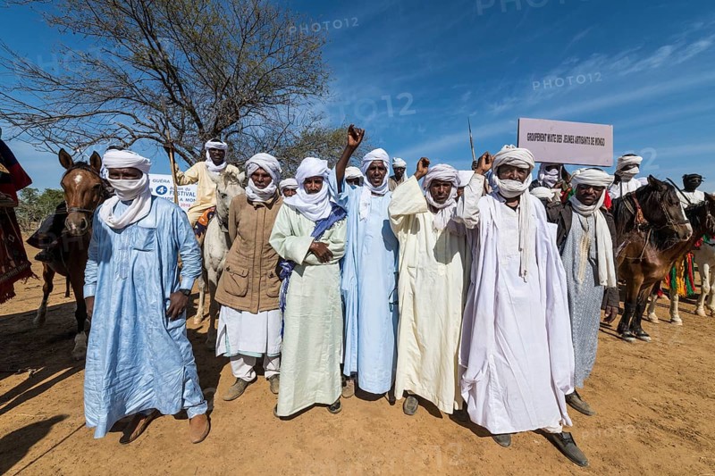 Local beduins at a trribal festival