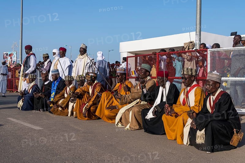 Traditional dressed Toubou men