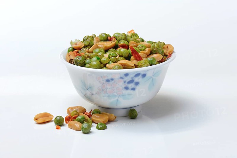 Asian snacks in shell