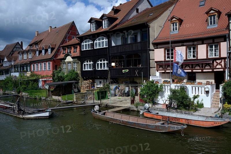 Old Town Quarter Little Venice on the banks of the Regnitz