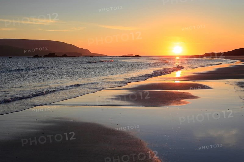Sandy beach beach on the coast