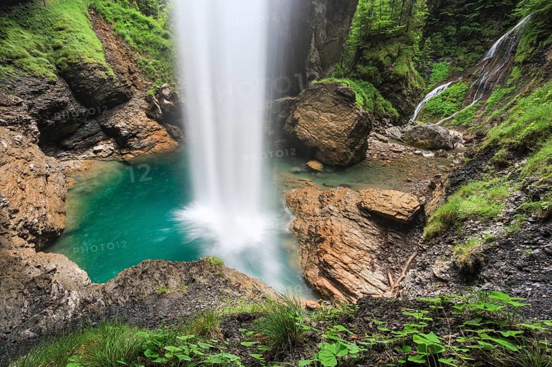 Waterfall on the Klausen Pass