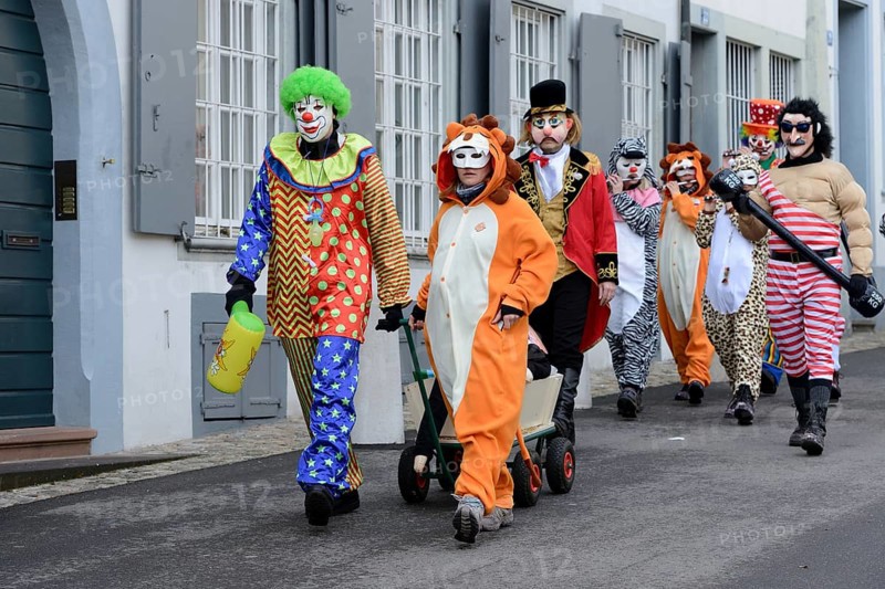 Fasnacht group with piccolos