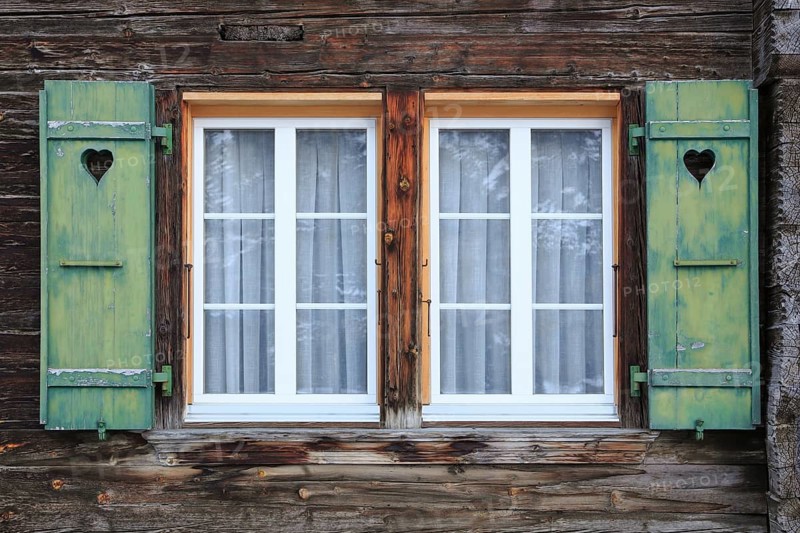 Detail of Swiss Mountain House
