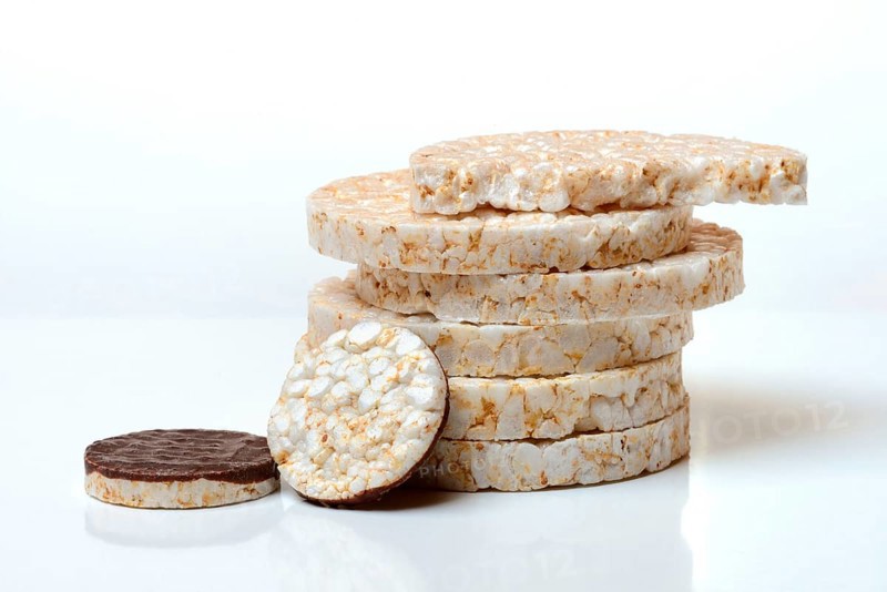 Stacked rice wafers