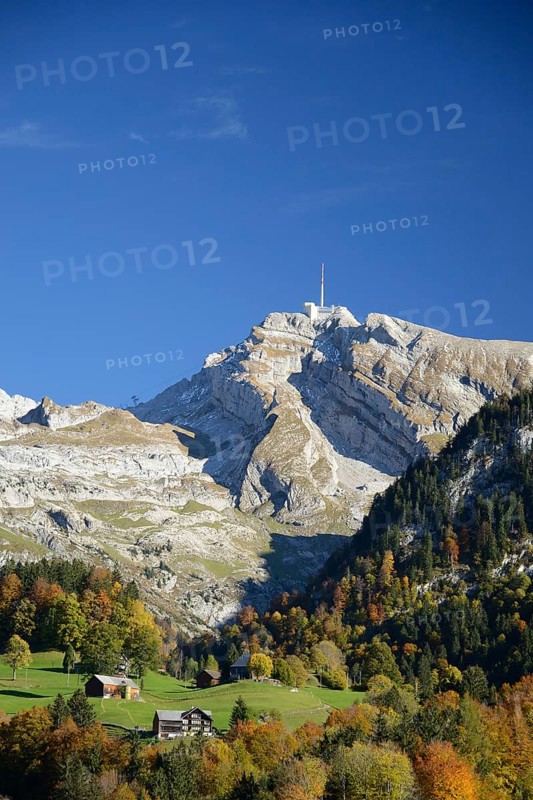 Saentis with transmitter tower