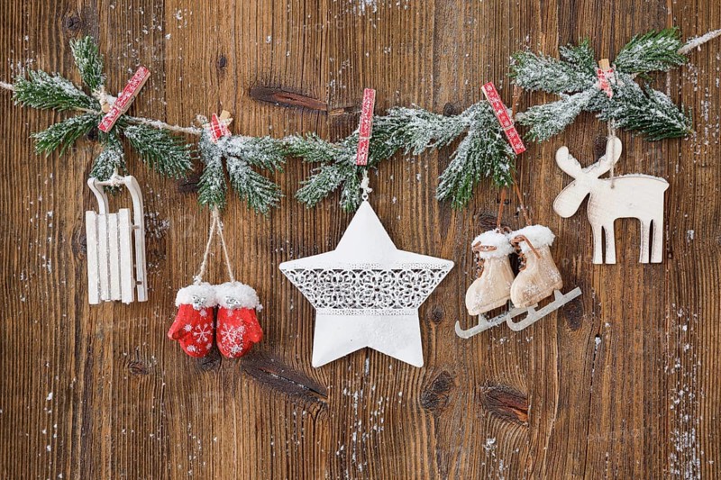 Natural Advent decoration with star