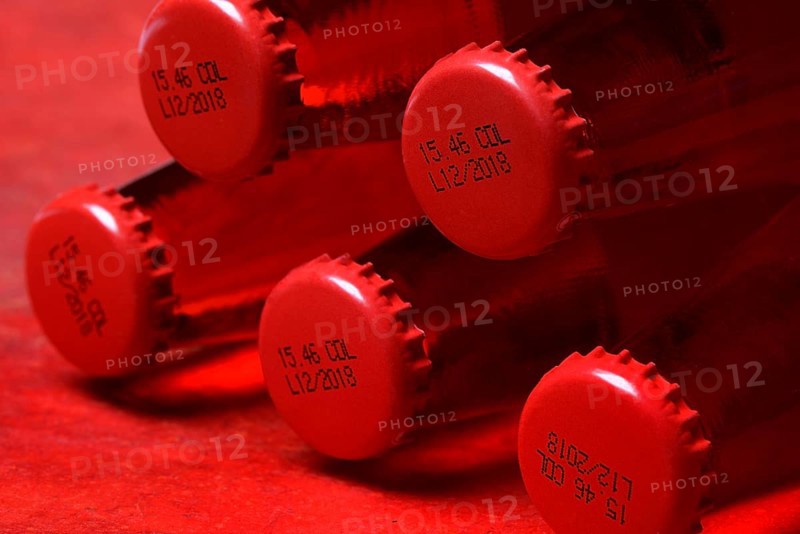 Crown cap with coding on bottles