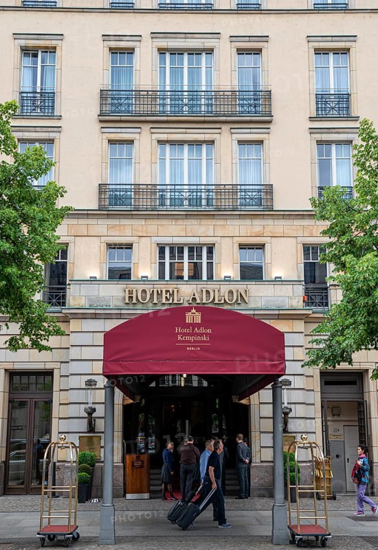 Entrance to Hotel Adlon Kempinski