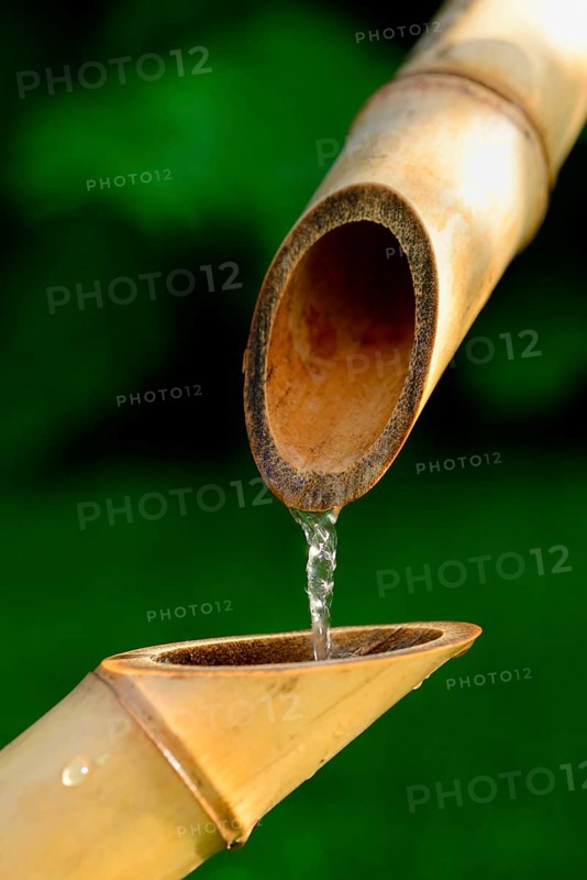 Japanese bamboo fountain