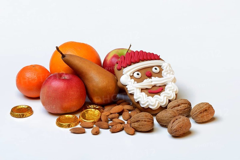 Gingerbread Santa's head