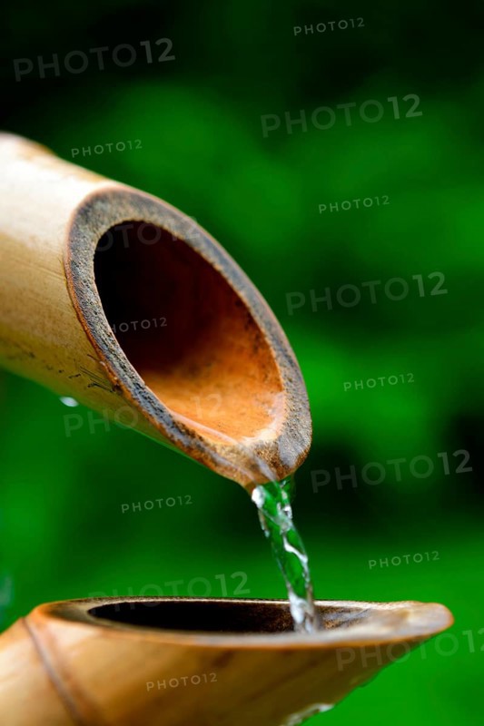 Japanese bamboo fountain