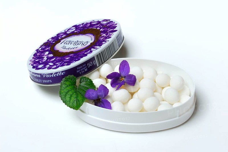 Violet pastilles
