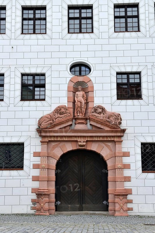 Lion portal of the Ulmer Zeughaus