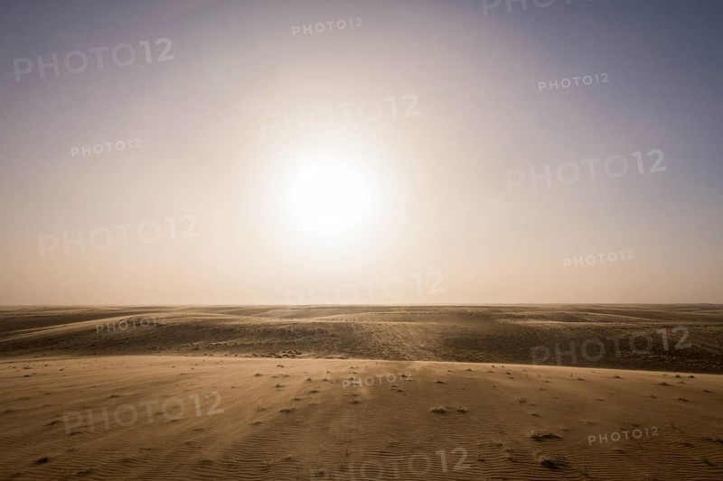 Backlit sand drifts