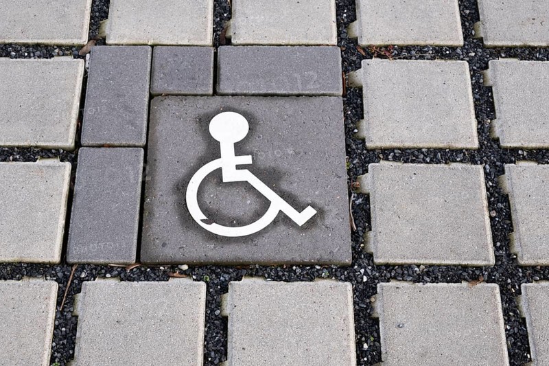 Pictogram wheelchair user