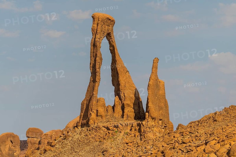 Ragged rock arch