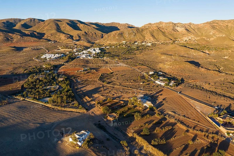 The Rodalquilar valley shortly after sunrise