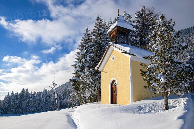 Chapel Maria Schnee in winter
