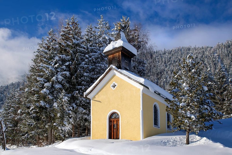 Chapel Maria Schnee in winter