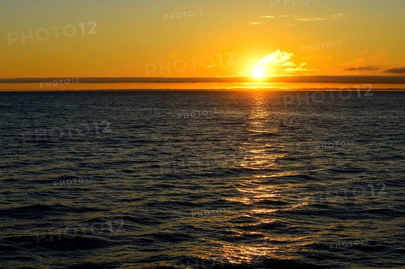 Sunset over the Pacific Ocean