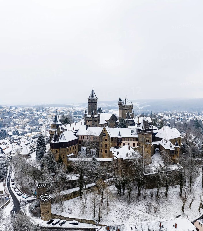 Braunfels Castle in winter