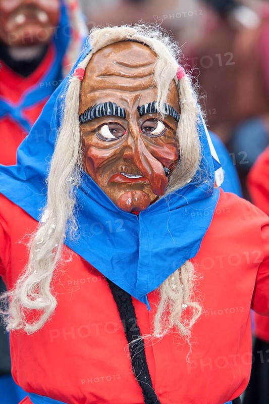 Portrait mask of Swabian-Alemannic carnival