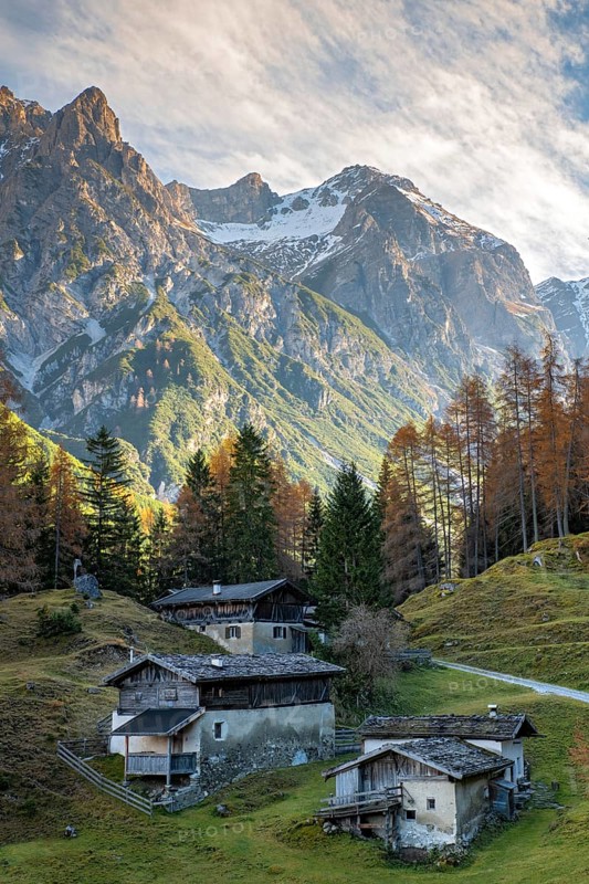 Herzeben-Alm in autumn