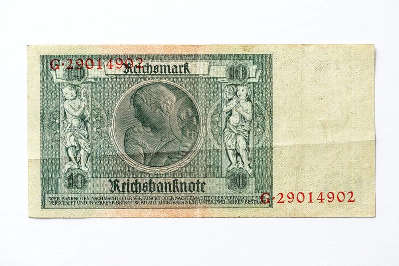 Banknote over Ten Marks