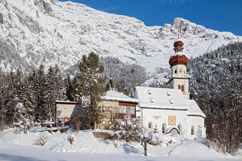 Monastery St. Martin in winter