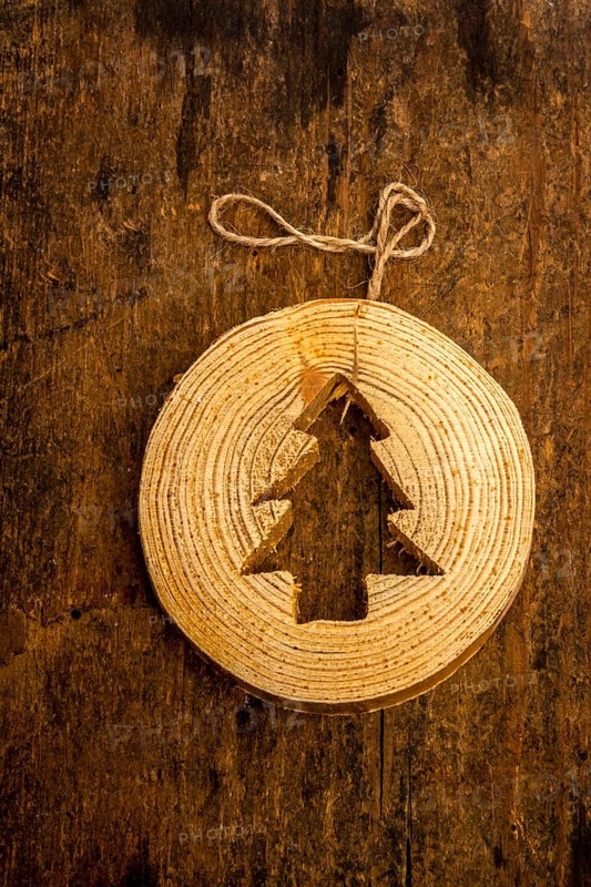 Christmas decoration in shape of fir