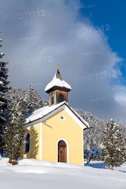 Chapel Maria Schnee in winter