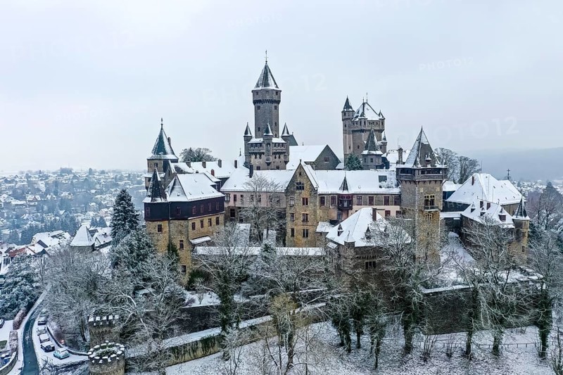Braunfels Castle in winter