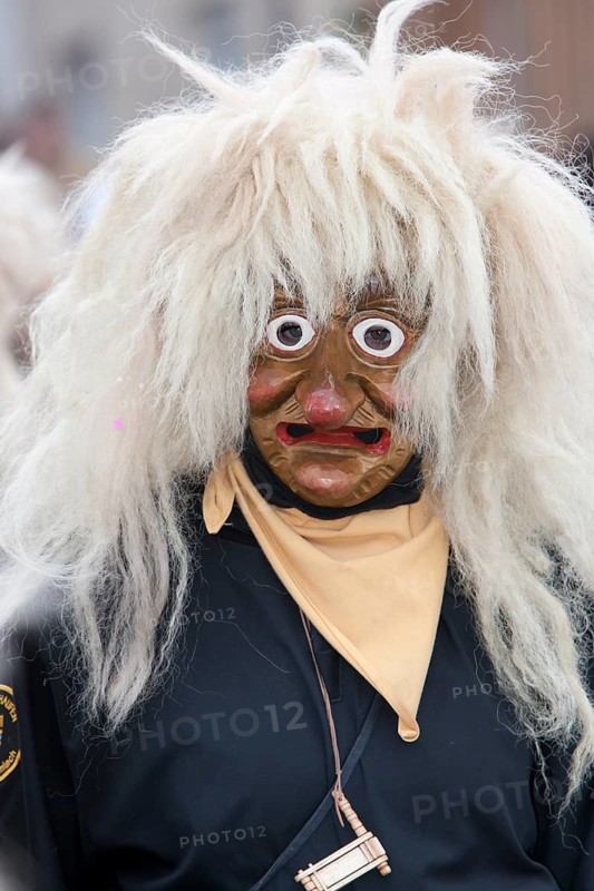 Portrait mask of Swabian-Alemannic carnival