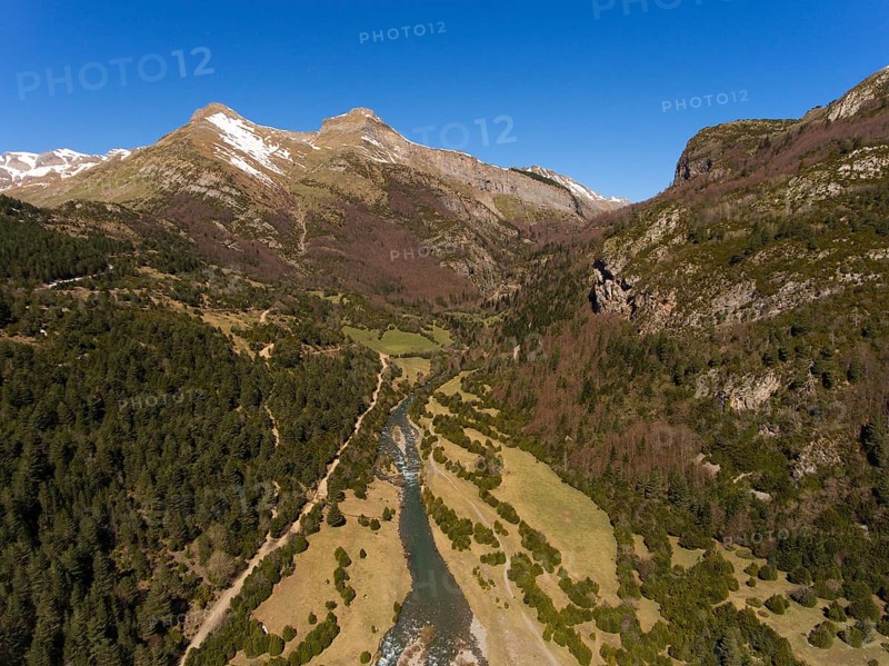 Spring in the Valle de Bujaruelo in the Central Pyrenees
