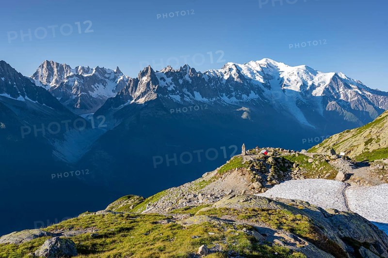 Tent in the mountains