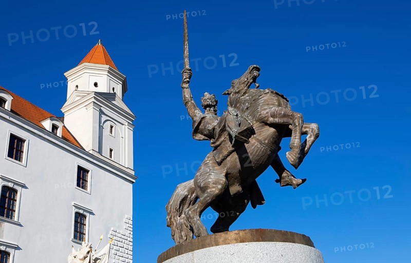 Equestrian statue of king Svatopluk