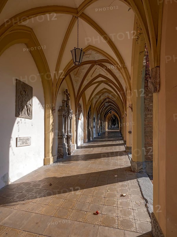 Cloister of the parish church Maria Himmelfahrt