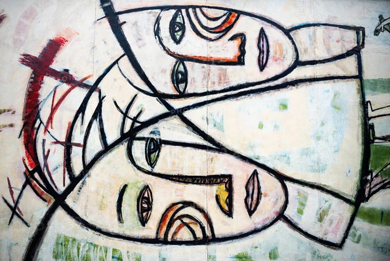 Graffiti Joint Venture with two faces