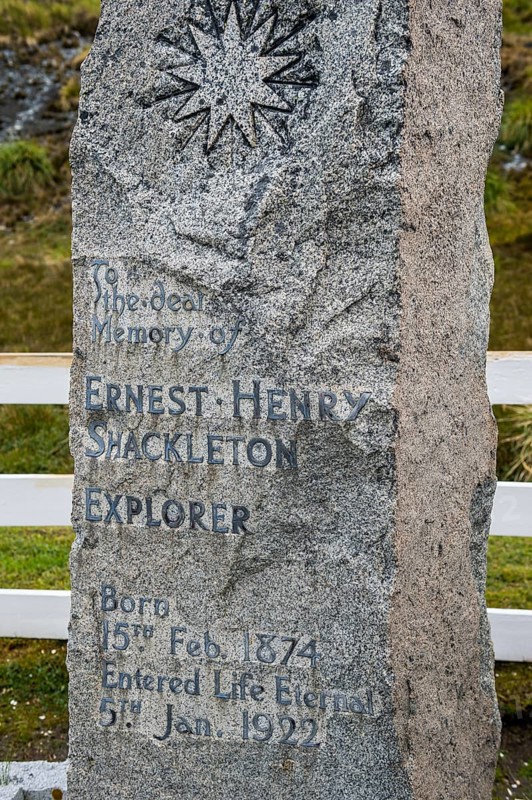 Gravestone of Shackleton