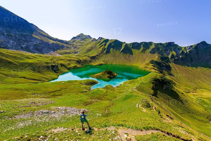 Schrecksee and Allgaeu Alps