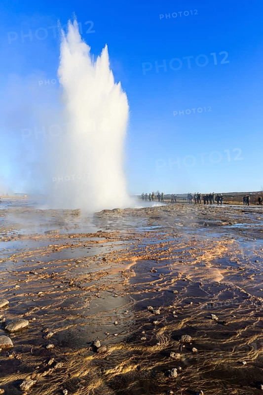 Eruption of the geyser Strokkur