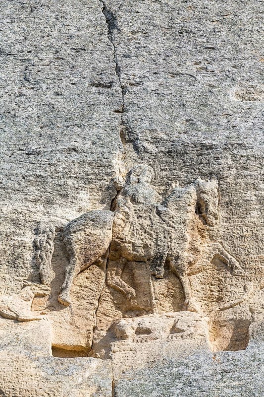 Unesco world heritage sight Madara Rider or Madara Horseman rock relief