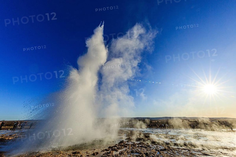 Eruption of the geyser Strokkur