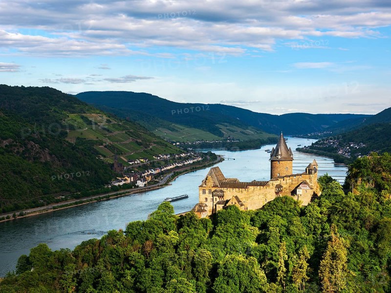 Stahleck Castle above the Rhine